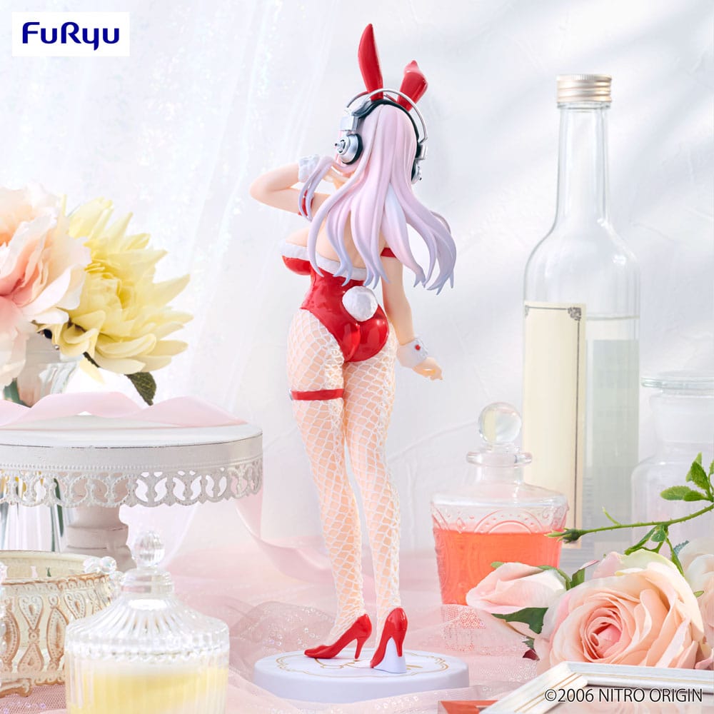Super Sonico BiCute Bunnies PVC Statue Red Color Ver. 30 cm Image 8