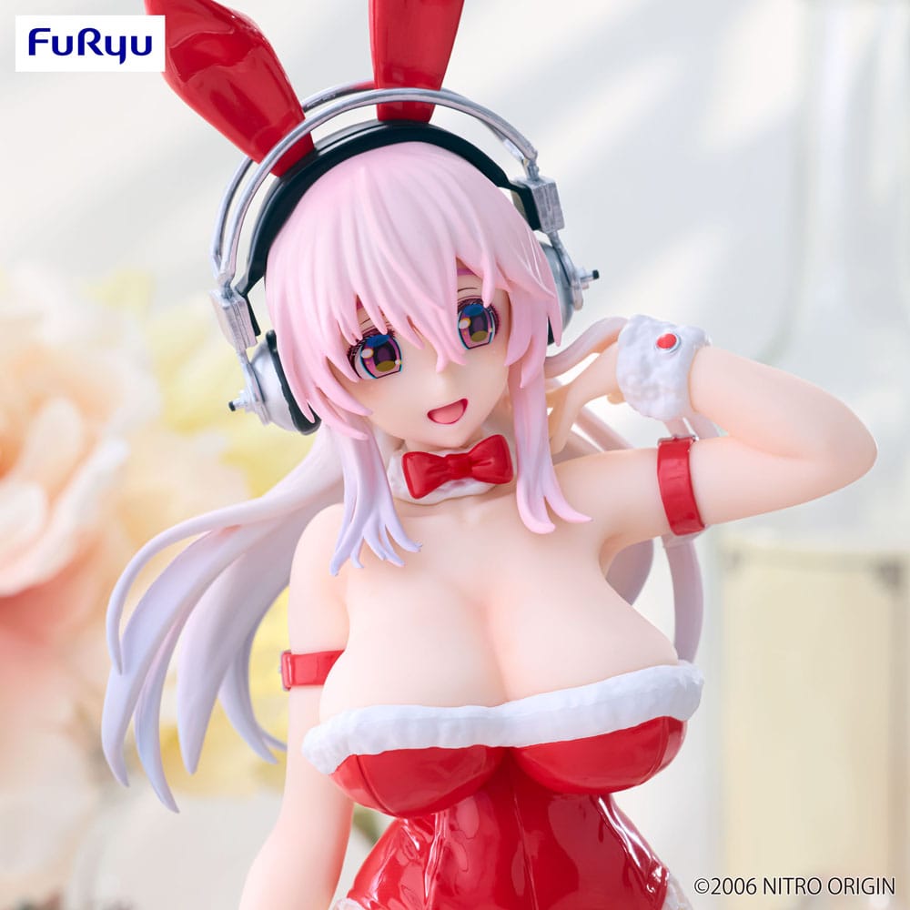 Super Sonico BiCute Bunnies PVC Statue Red Color Ver. 30 cm Image 9