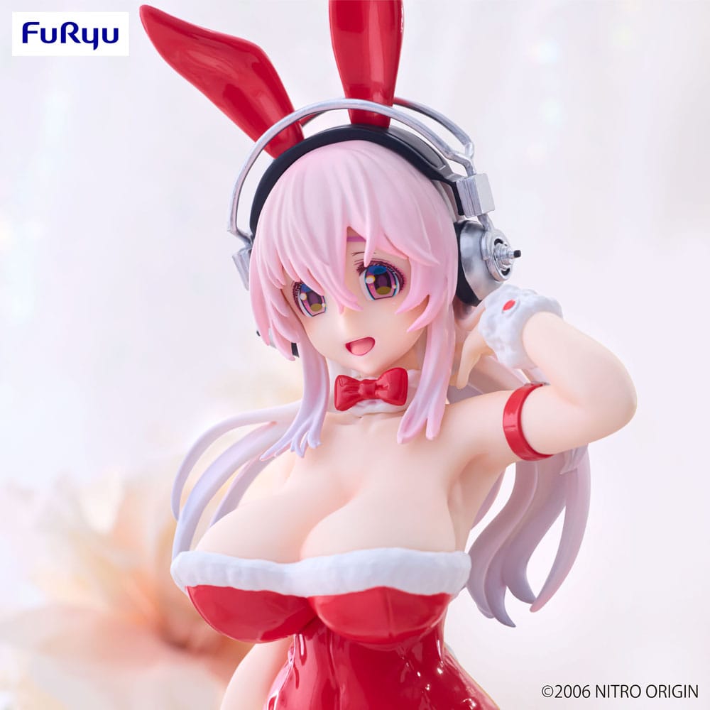 Super Sonico BiCute Bunnies PVC Statue Red Color Ver. 30 cm Image 10
