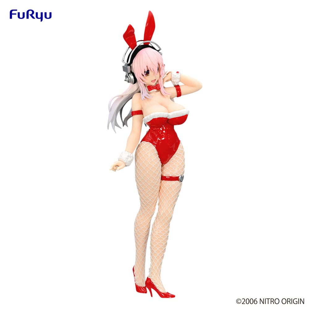 Super Sonico BiCute Bunnies PVC Statue Red Color Ver. 30 cm Image 11