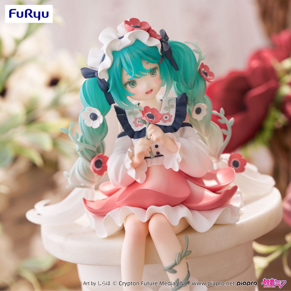 Hatsune Miku Noodle Stopper PVC Statue Hatsune Miku Flower Fairy Anemone 14 cm Image 6