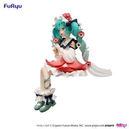 Hatsune Miku Noodle Stopper PVC Statue Hatsune Miku Flower Fairy Anemone 14 cm Image 7