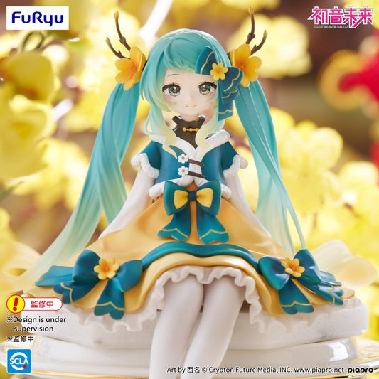 Hatsune Miku Noodle Stopper PVC Statue Hatsune Miku 2025 Chinese New Year Ver. 14 cm Image 2