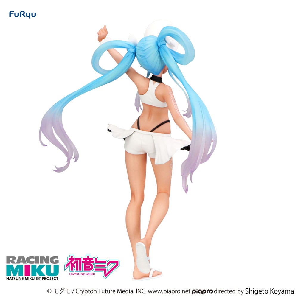 Hatsune Miku GT Project Trio-Try-iT PVC Statue Racing Miku 2024 Summer Holiday Ver. 23 cm Image 4