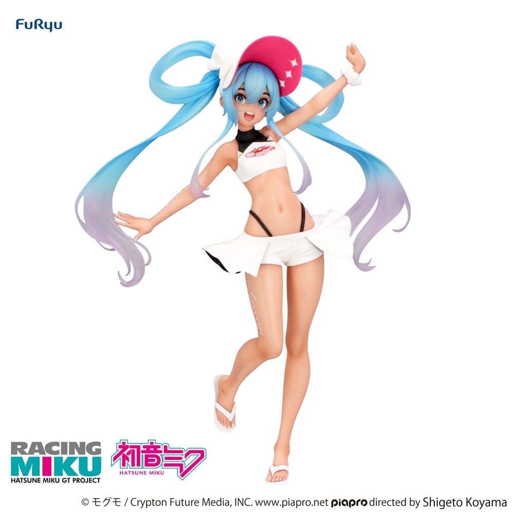 Hatsune Miku GT Project Trio-Try-iT PVC Statue Racing Miku 2024 Summer Holiday Ver. 23 cm Image 1