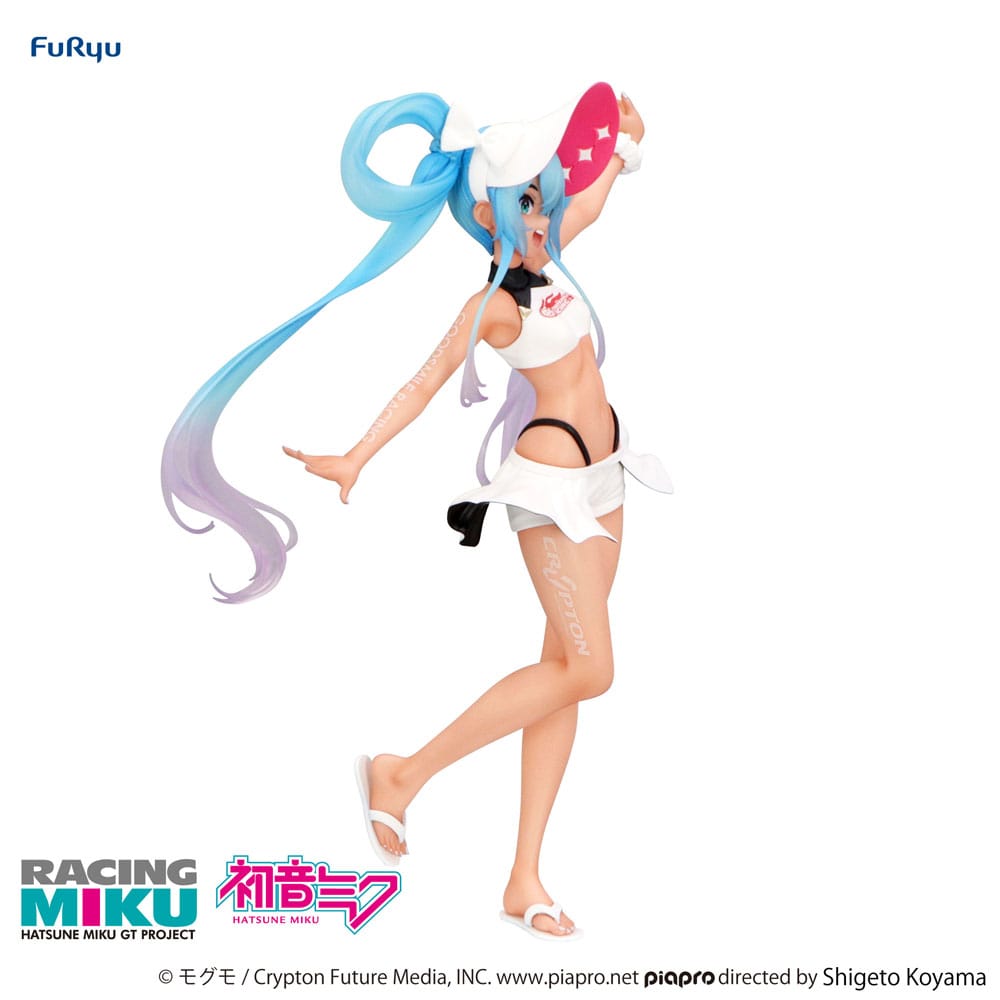 Hatsune Miku GT Project Trio-Try-iT PVC Statue Racing Miku 2024 Summer Holiday Ver. 23 cm Image 6