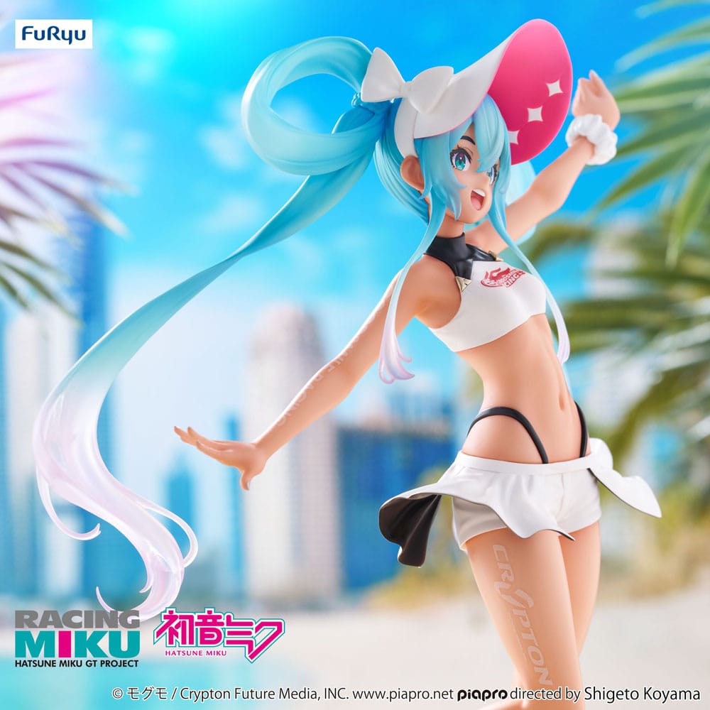 Hatsune Miku GT Project Trio-Try-iT PVC Statue Racing Miku 2024 Summer Holiday Ver. 23 cm Image 9