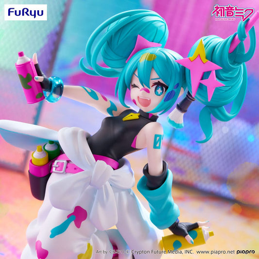 Hatsune Miku Trio-Try-iT PVC Statue Miku Paint Girl 19 cm Image 2
