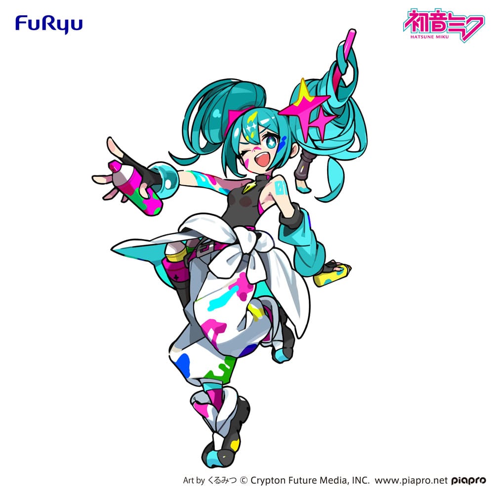 Hatsune Miku Trio-Try-iT PVC Statue Miku Paint Girl 19 cm Image 5