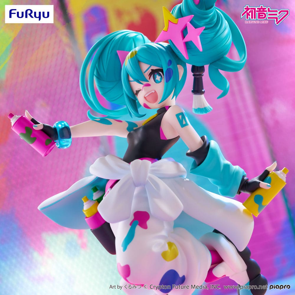 Hatsune Miku Trio-Try-iT PVC Statue Miku Paint Girl 19 cm Image 6