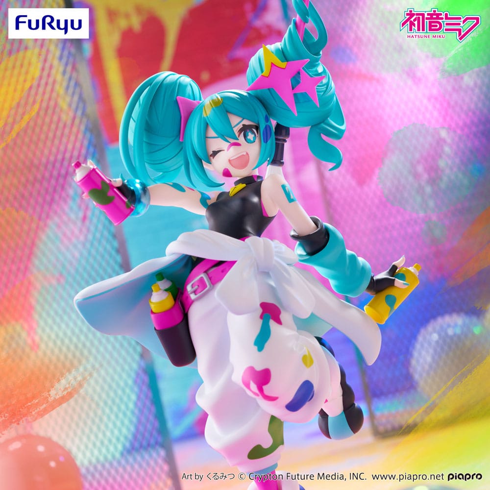 Hatsune Miku Trio-Try-iT PVC Statue Miku Paint Girl 19 cm Image 9