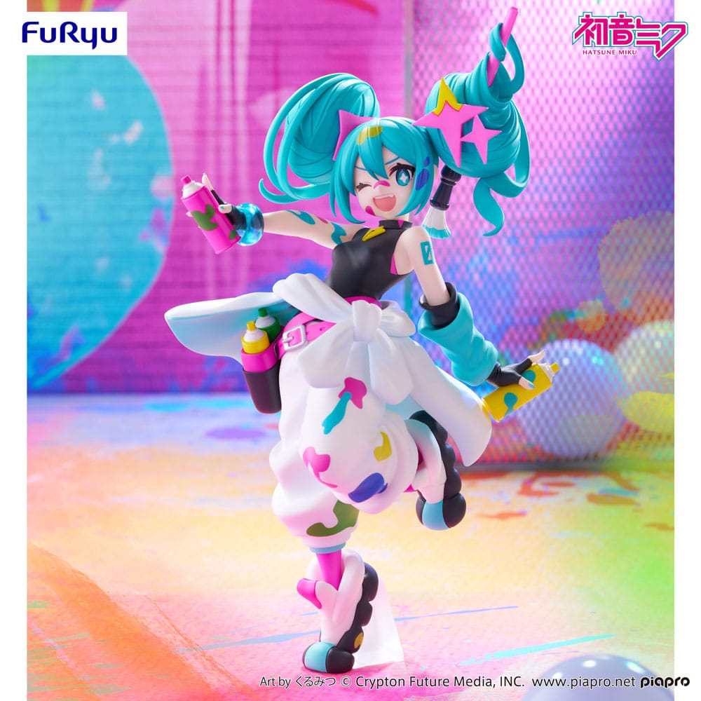 Hatsune Miku Trio-Try-iT PVC Statue Miku Paint Girl 19 cm Image 10