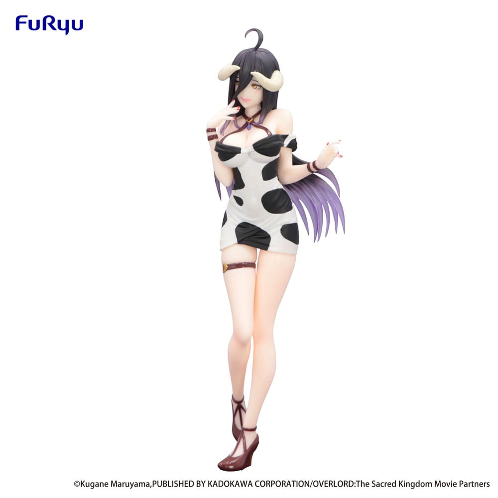 Overlord Trio-Try-iT PVC Statue Albedo Mini Dress Cow Pattern Ver. 21 cm Image 2