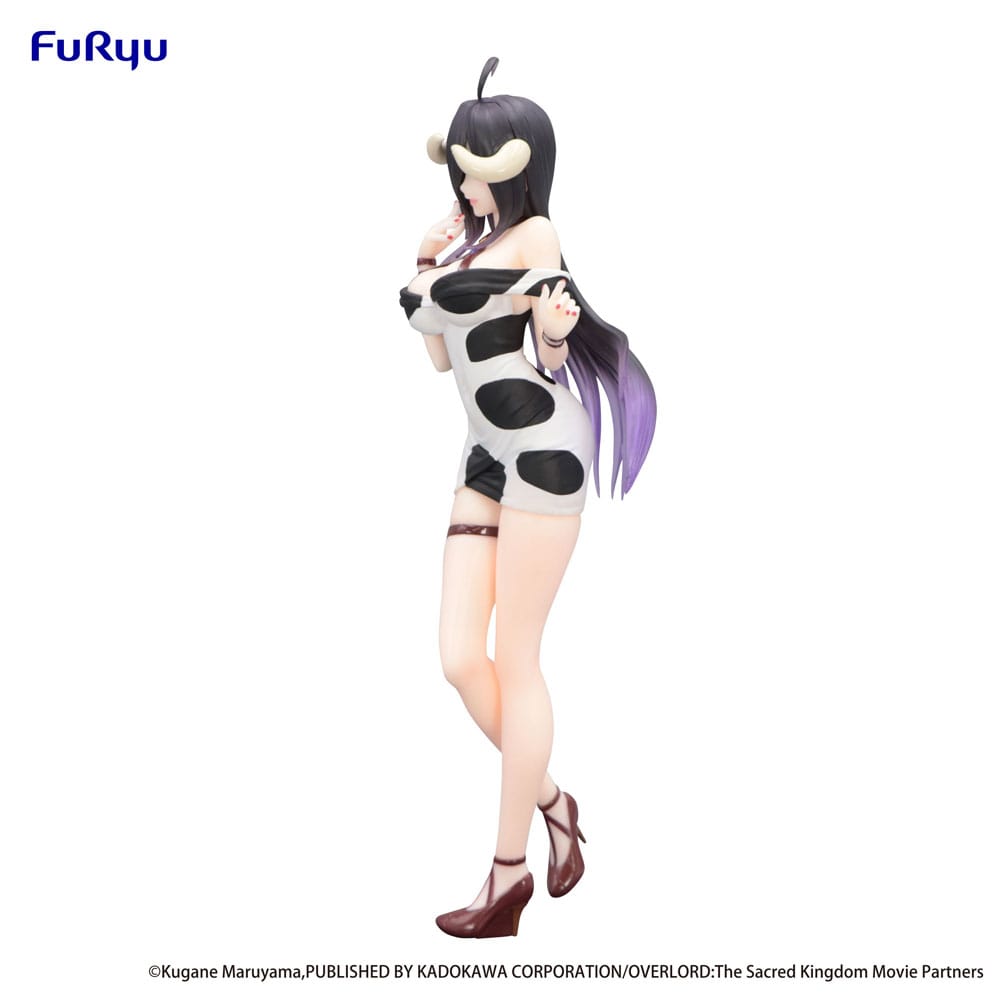 Overlord Trio-Try-iT PVC Statue Albedo Mini Dress Cow Pattern Ver. 21 cm Image 3
