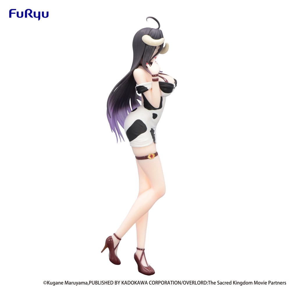 Overlord Trio-Try-iT PVC Statue Albedo Mini Dress Cow Pattern Ver. 21 cm Image 8