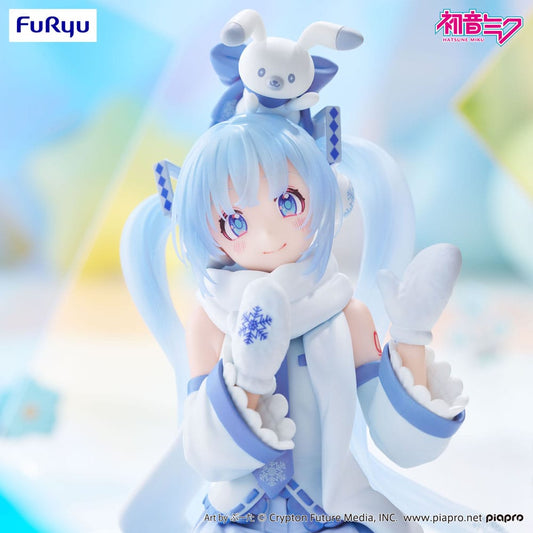 Hatsune Miku Noodle Stopper PVC Statue Snow Miku Sky Town 10th Ver. 10 cm Image 2