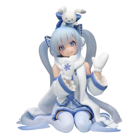 Hatsune Miku Noodle Stopper PVC Statue Snow Miku Sky Town 10th Ver. 10 cm Image 1