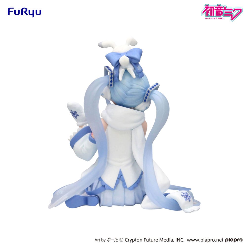 Hatsune Miku Noodle Stopper PVC Statue Snow Miku Sky Town 10th Ver. 10 cm Image 5