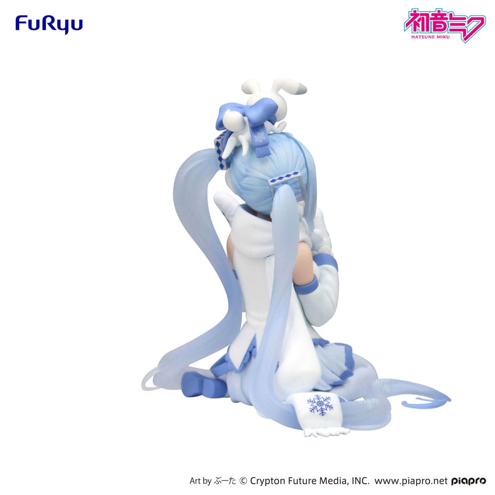 Hatsune Miku Noodle Stopper PVC Statue Snow Miku Sky Town 10th Ver. 10 cm Image 6