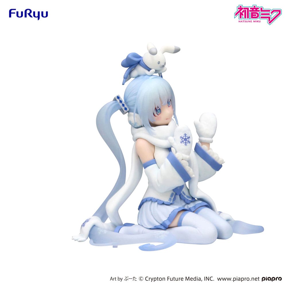 Hatsune Miku Noodle Stopper PVC Statue Snow Miku Sky Town 10th Ver. 10 cm Image 8