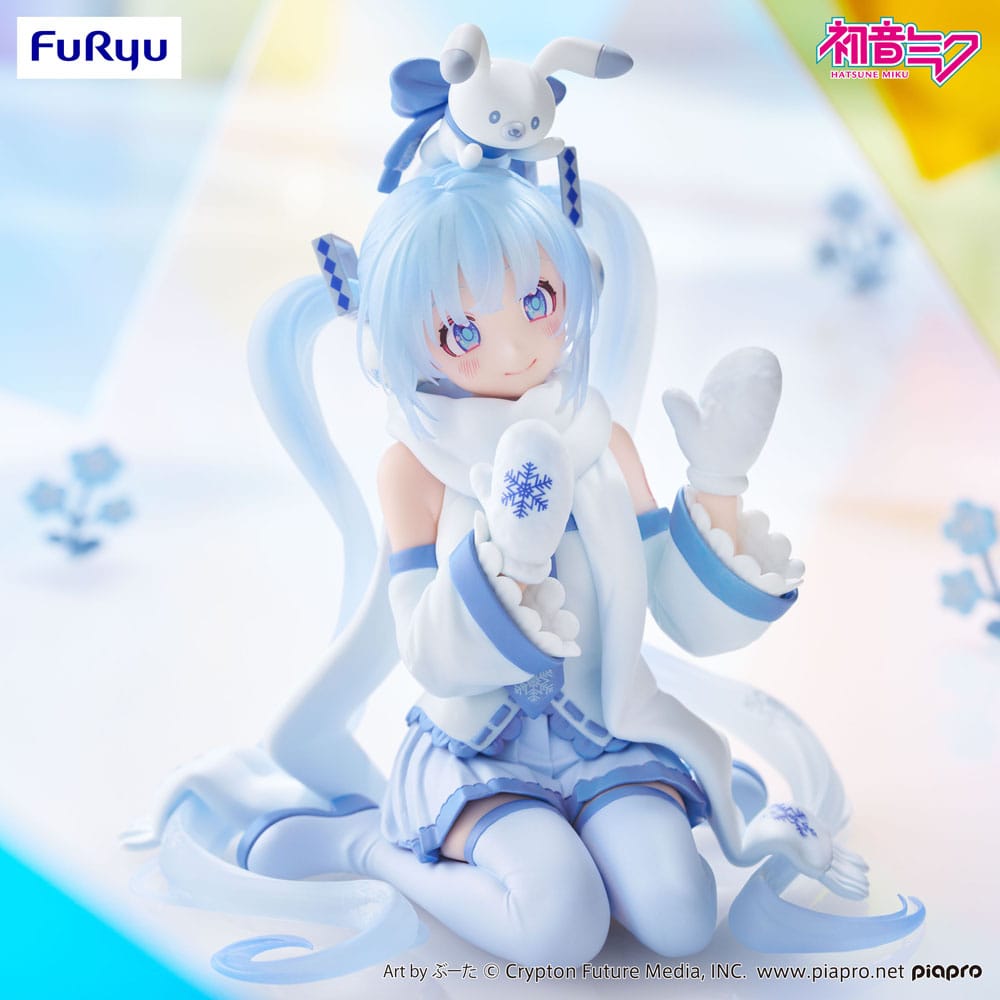 Hatsune Miku Noodle Stopper PVC Statue Snow Miku Sky Town 10th Ver. 10 cm Image 11
