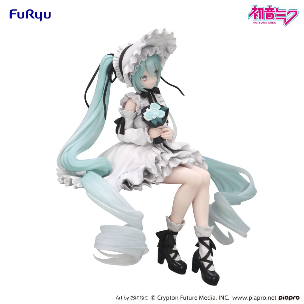 Hatsune Miku Noodle Stopper PVC Statue Vintage Doll Style 15 cm Image 3