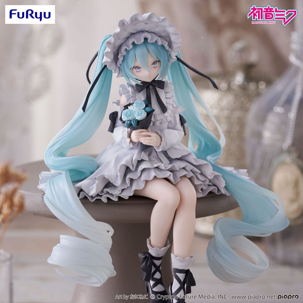Hatsune Miku Noodle Stopper PVC Statue Vintage Doll Style 15 cm Image 6