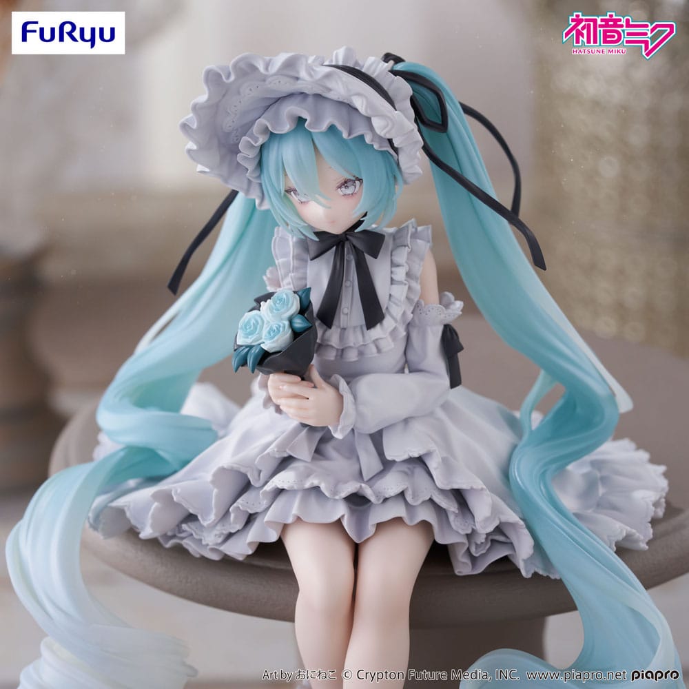 Hatsune Miku Noodle Stopper PVC Statue Vintage Doll Style 15 cm Image 7