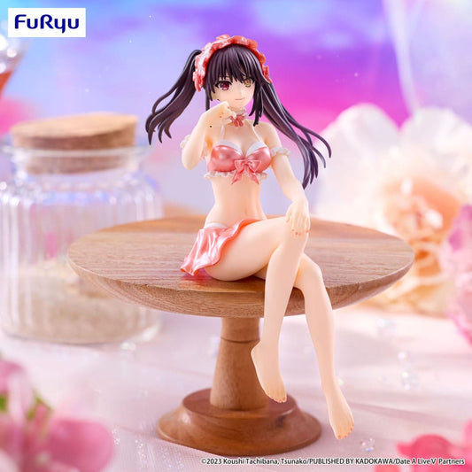 Date A Live V Noodle Stopper PVC Statue Kurumi Tokisaki Swimsuit Pastel Red Color Ver. 15 cm Image 1