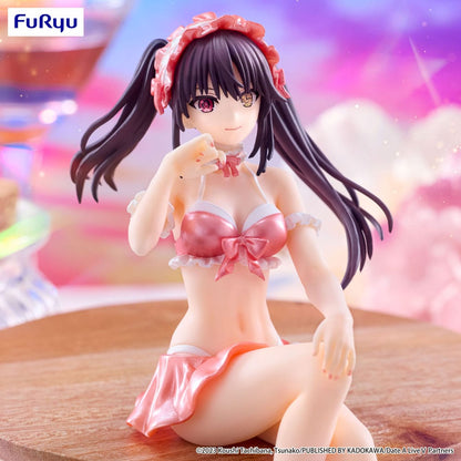 Date A Live V Noodle Stopper PVC Statue Kurumi Tokisaki Swimsuit Pastel Red Color Ver. 15 cm Image 3