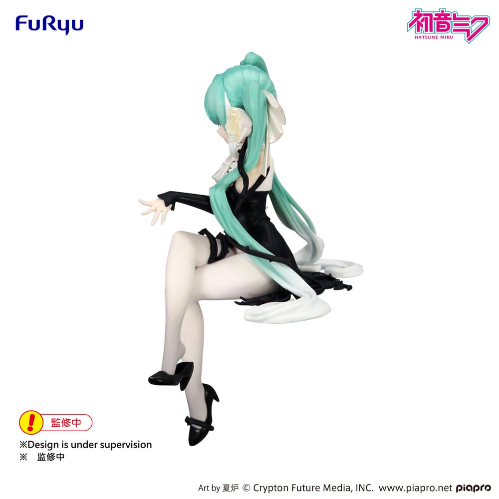 Hatsune Miku Noodle Stopper PVC Statue Flower Fairy White Rose 14 cm Image 3