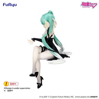 Hatsune Miku Noodle Stopper PVC Statue Flower Fairy White Rose 14 cm Image 3