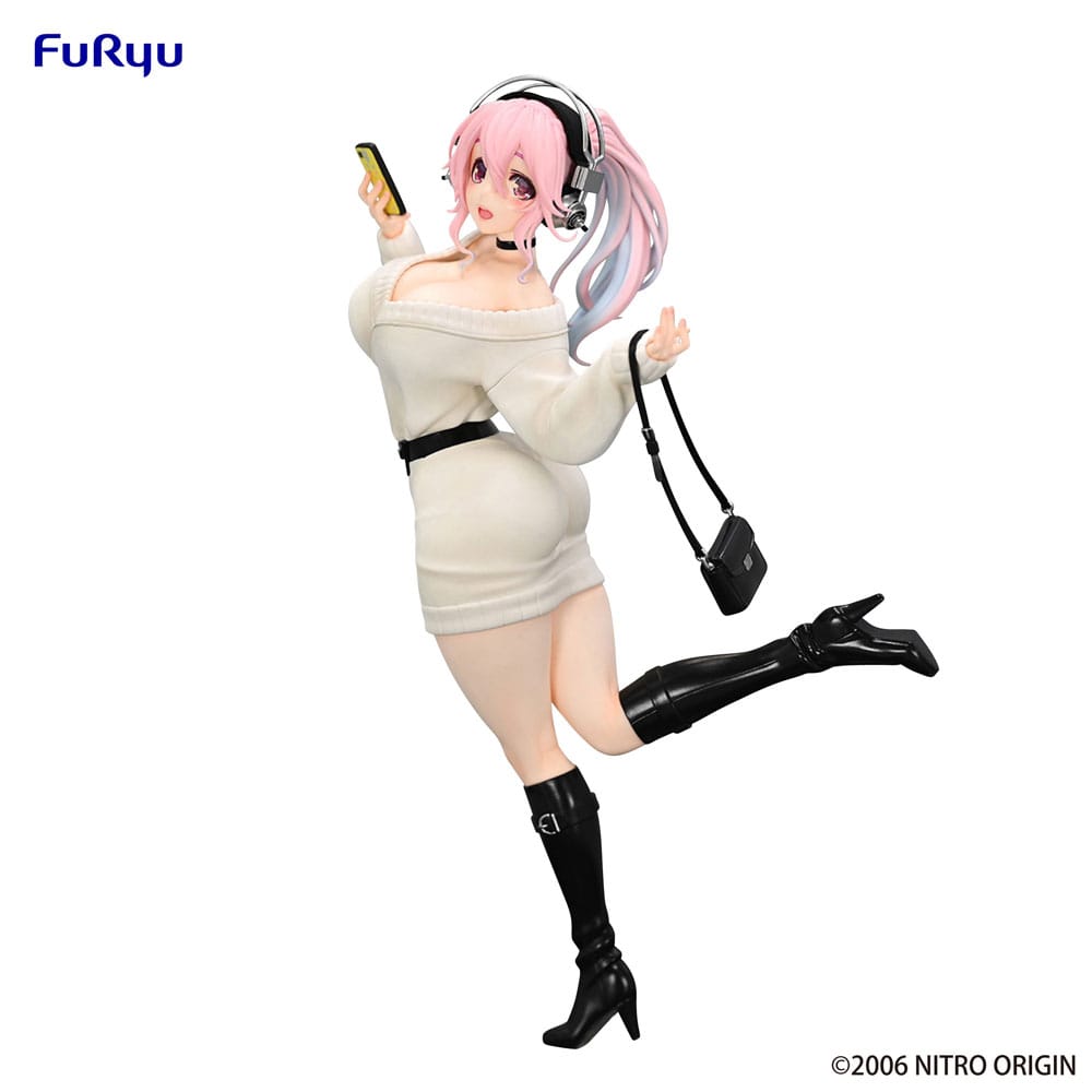 Super Sonico Trio-Try-iT PVC Statue Winter Memory Ver. 21 cm Image 1