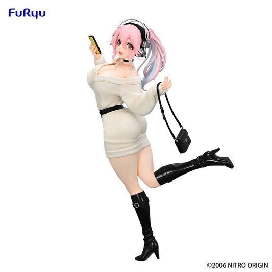 Super Sonico Trio-Try-iT PVC Statue Winter Memory Ver. 21 cm Image 1