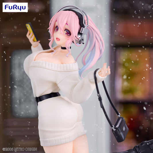 Super Sonico Trio-Try-iT PVC Statue Winter Memory Ver. 21 cm Image 2