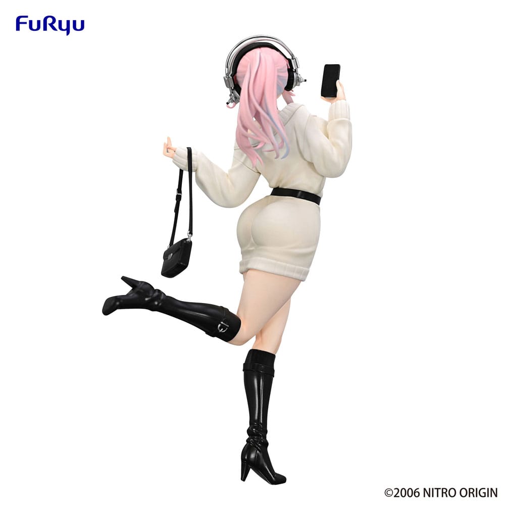 Super Sonico Trio-Try-iT PVC Statue Winter Memory Ver. 21 cm Image 3