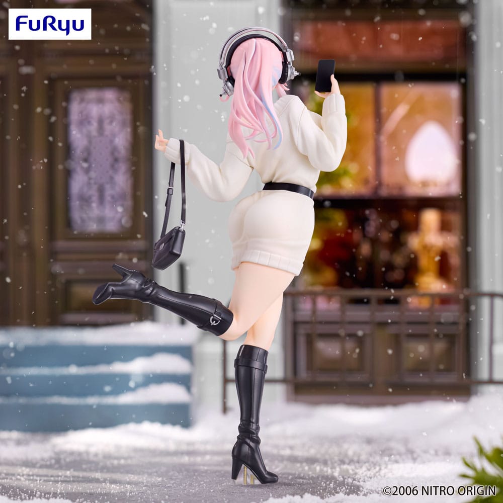 Super Sonico Trio-Try-iT PVC Statue Winter Memory Ver. 21 cm Image 8