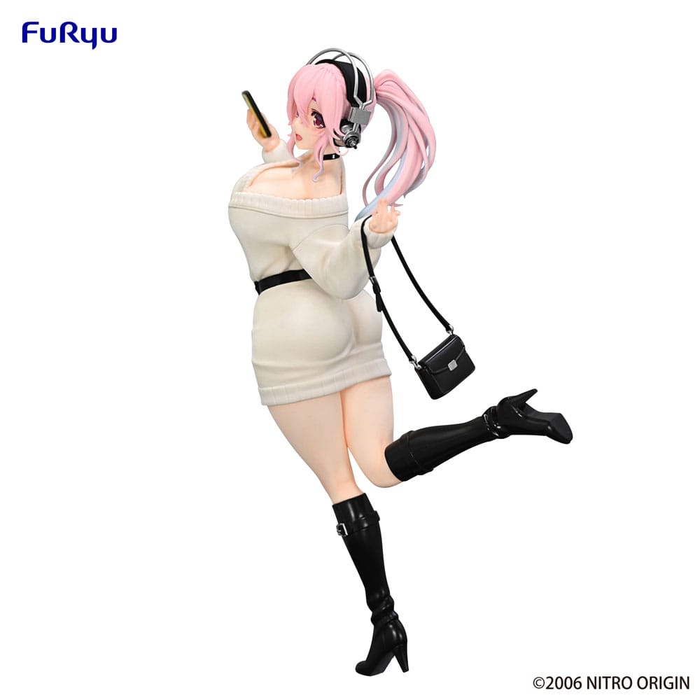 Super Sonico Trio-Try-iT PVC Statue Winter Memory Ver. 21 cm Image 11