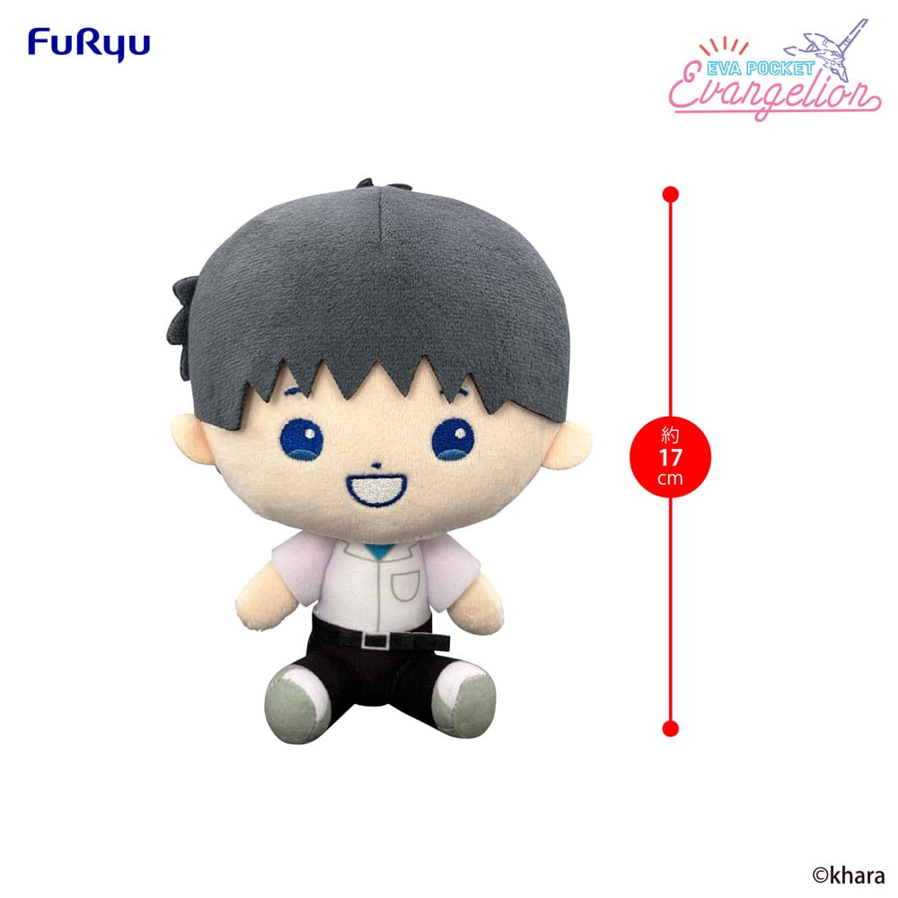 Neon Genesis Evangelion Eva Pocket Plüschfigur Shinji 17 cm Image 2