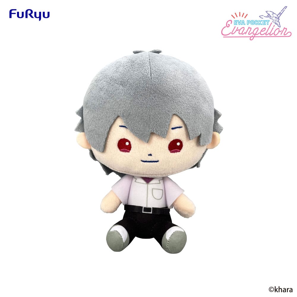 Neon Genesis Evangelion Eva Pocket Plüschfigur Kaworu 17 cm Image 1