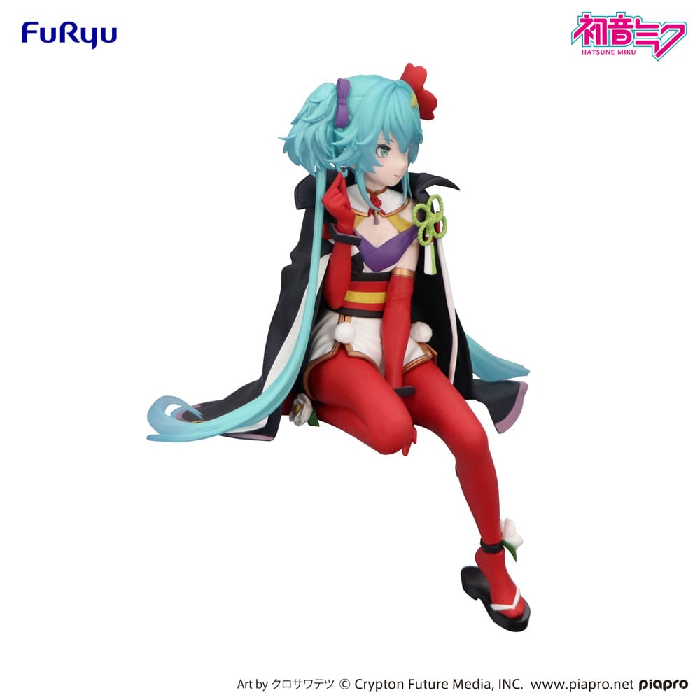 Hatsune Miku Noodle Stopper PVC Statue Flower Fairy Camellia 15 cm Image 4