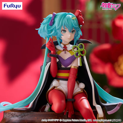 Hatsune Miku Noodle Stopper PVC Statue Flower Fairy Camellia 15 cm Image 7