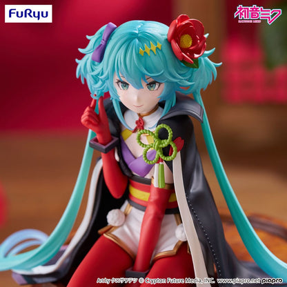 Hatsune Miku Noodle Stopper PVC Statue Flower Fairy Camellia 15 cm Image 8