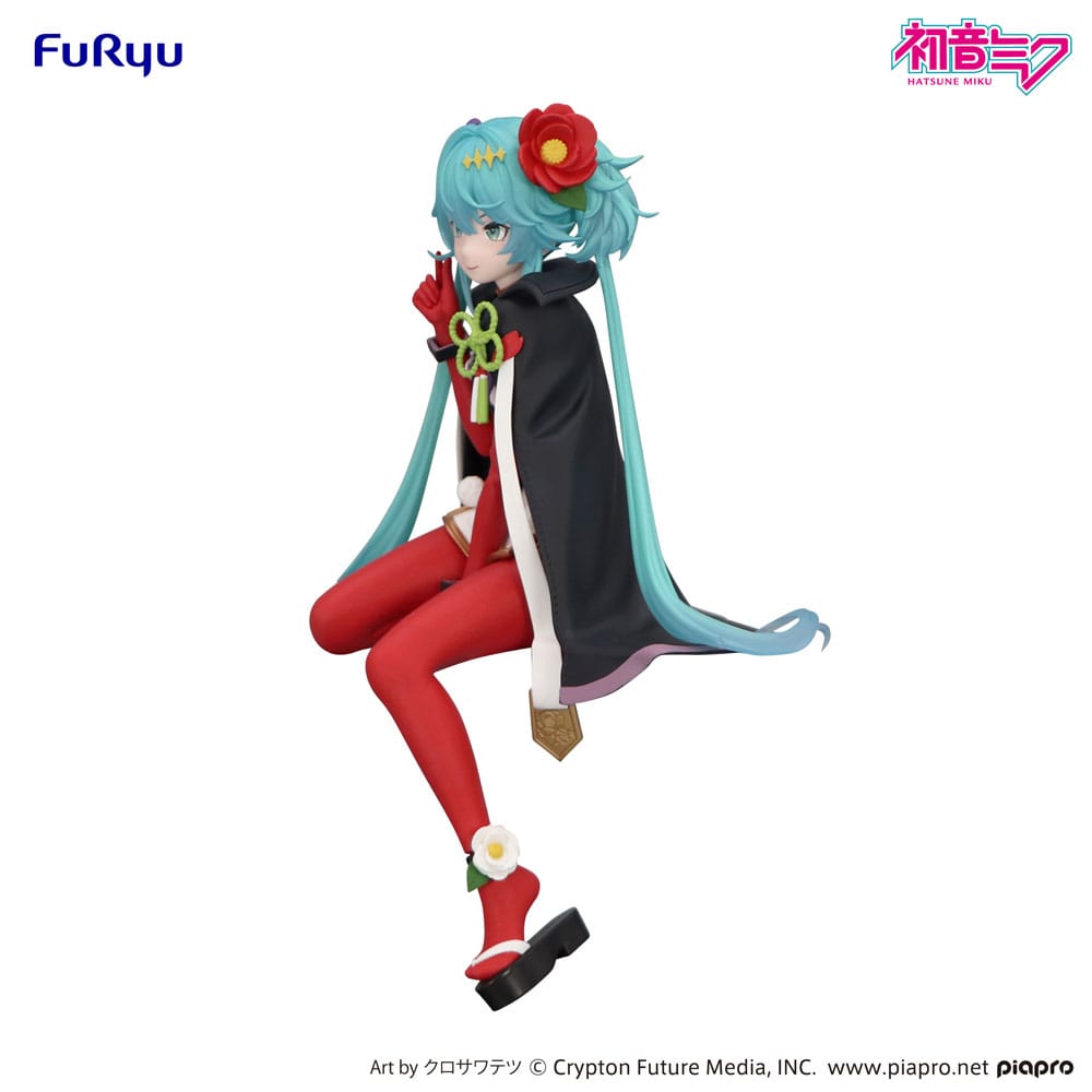 Hatsune Miku Noodle Stopper PVC Statue Flower Fairy Camellia 15 cm Image 11