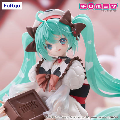 Hatsune Miku x Tirol Choco Trio-Try-iT PVC Statue Hatsune Miku Milk Ver. 18 cm Image 2