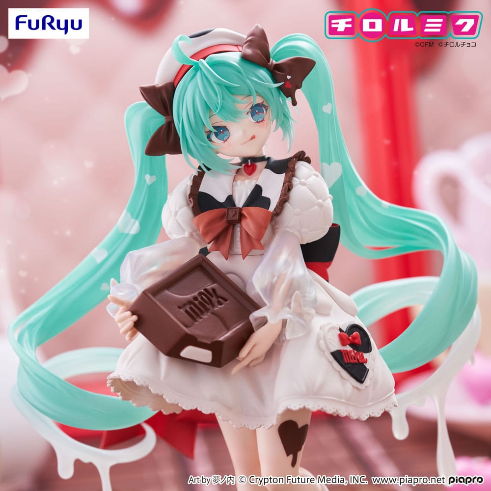 Hatsune Miku x Tirol Choco Trio-Try-iT PVC Statue Hatsune Miku Milk Ver. 18 cm Image 10