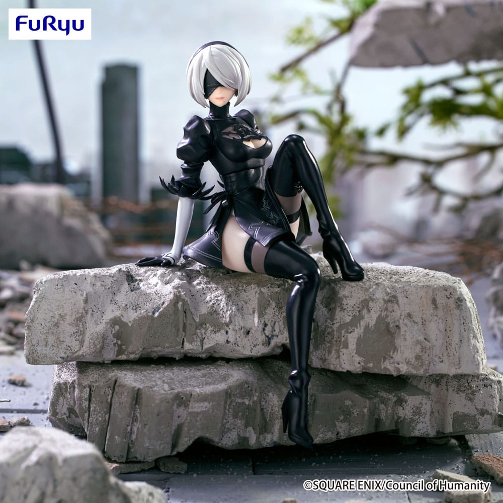 NieR:Automata Ver1.1a Noodle Stopper PVC Statue YoRHa No.2 Type B 13 cm Image 3