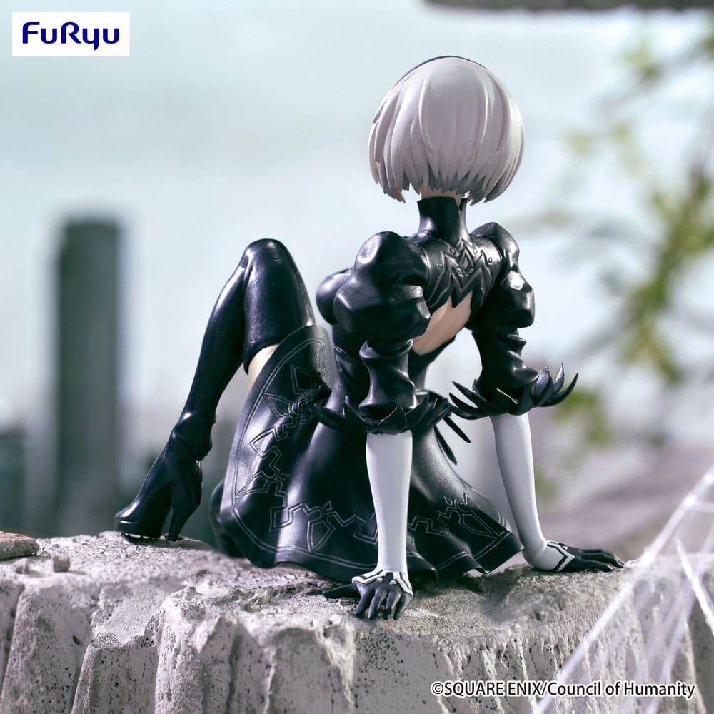 NieR:Automata Ver1.1a Noodle Stopper PVC Statue YoRHa No.2 Type B 13 cm Image 6