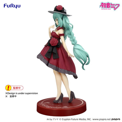 Hatsune Miku Trio-Try-iT PVC Statue Hatsune Miku Outing Dress Red Color Ver. 19 cm Image 3