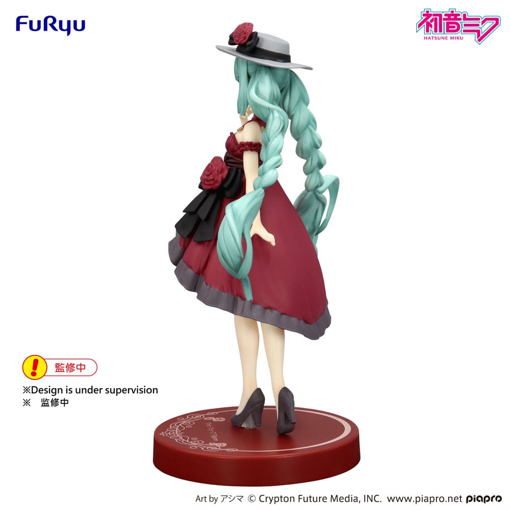 Hatsune Miku Trio-Try-iT PVC Statue Hatsune Miku Outing Dress Red Color Ver. 19 cm Image 4